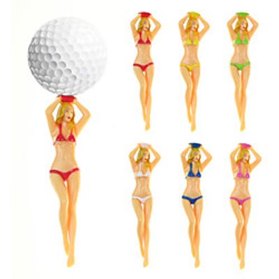 Golf Beauty Tees 5pcs 5 Pieces Golf Accessories Durable Plastic For Intermediate Golf Training Competition Random Color miniinthebox
