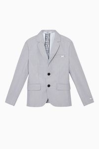 Slim Fit Chambray Blazer Slim Fit Chambray Blazer