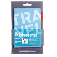 Kikkerland Passport Cover - Blue - thumbnail