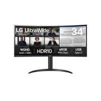 LG 34" UltraWide QHD Curved Monitor with USB Type-C [LG-34WR55QK-B]