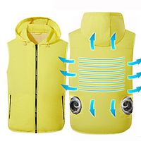 Men's Women's Hiking Vest  Gilet Fishing Vest Summer USB Fan Cooling Work Vest Air Conditioning Outdoors Quick Cooling Jacket Top Breathable Lightweight Hunting Fishing Cycling Lightinthebox - thumbnail