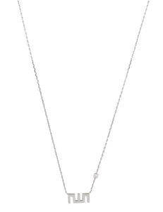 Allah Necklace Small Solid With 1 Diamond