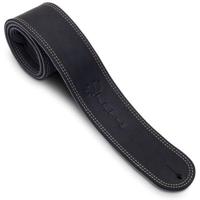 Martin Ball Glove Leather and Suede Guitar Strap - Black - thumbnail