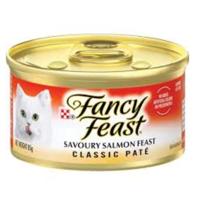 Purina Fancy Feast Cat Wet Food Classic Savoury Salmon Classic Pate 85g