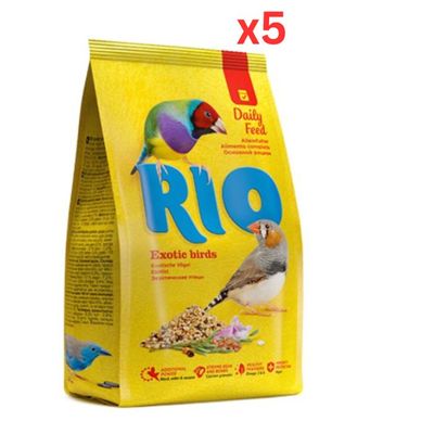 RIO Daily Food For Exotic Birds 1kg (Pack Of 5) RIO Daily Food For Exotic Birds 1kg (Pack Of 5)