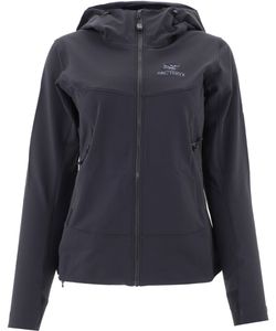 Black Nylon Outerwear Jacket