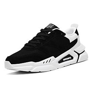 Men's Trainers Athletic Shoes Sporty Daily Running Shoes Mesh Breathable Black  White Black  Red Light Grey Color Block Spring Summer Lightinthebox