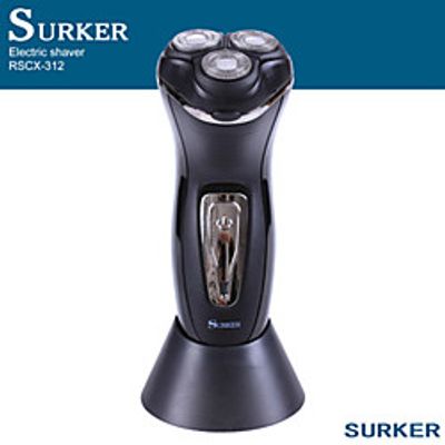 Surker Men's Shaver Electric Razor Barber Shaving Machine Floating 3 Cutter Head Abs Trimmer For Face Charging And Plugging 312 miniinthebox