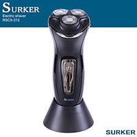Surker Men's Shaver Electric Razor Barber Shaving Machine Floating 3 Cutter Head Abs Trimmer For Face Charging And Plugging 312 miniinthebox - thumbnail