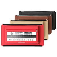 DeRanFu Genuine Leather Car Visor Tissue Holder with CD Holder Multi-Functional Parking Card Organizer Visor Tissue Box Bag Card Slot for Car amp; Truck miniinthebox - thumbnail
