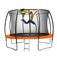 Megastar 14 Ft Jump N Bounce Trampoline With Enclosure Net & Ladder - thumbnail