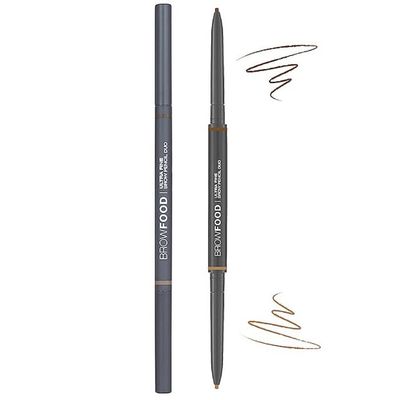 Lashfood Browfood Ultra Fine Brow Pencil Duo Brunette 0.0035oz Eyebrow Pencil Lashfood Browfood Ultra Fine Brow Pencil Duo Brunette 0.0035oz Eyebrow Pencil