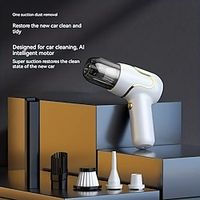 2-in-1 Powerful Handheld Vacuum Cleaner Suitable For Dust Blowing Small Wireless Strong Suction For Home Car And Desktop Cleaning Mini Vacuum For Crevices Keyboard Cleaner Vacuum Cleanign Lightinthebox - thumbnail