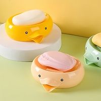 Duck Soap Holder - Household Soap Dish with Drainage Design, Ideal for Bathroom Sink, Soap Shelf with Drainage for Hygienic Use Lightinthebox