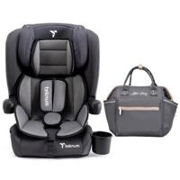 Teknum Pack And Go Foldable Car Seat With Ace Diaper Bag - Grey CM_TKLS_CS03ADP_GY - thumbnail