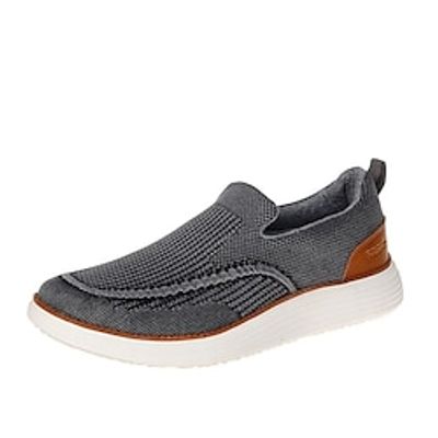 Men's Loafers  Slip-Ons Slip-on Sneakers Running Walking Sporty Classic Outdoor Daily Mesh Breathable Loafer Black Grey Spring Fall Lightinthebox