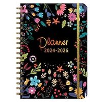 1pc A5 64 Sheets 2024-2026 Calendar Book Coil Book Notepad Diary Planning Book Academic Planning Lightinthebox - thumbnail