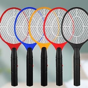 Electric Mosquito Killer, Power Display Mosquito Killer, Racket Rechargeable Fly Swatter With LED Light miniinthebox