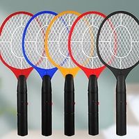 Electric Mosquito Killer, Power Display Mosquito Killer, Racket Rechargeable Fly Swatter With LED Light miniinthebox - thumbnail