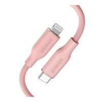 Anker 641 USB-C to Lightning Cable Flow, 3ft Silicone, Pink