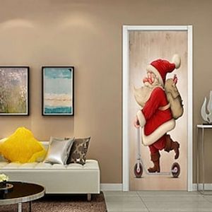 Holiday  Christmas Wall Stickers Bathroom  Kids Room  kindergarten, Removable PVC Home Decoration Wall Decal 1pc Lightinthebox