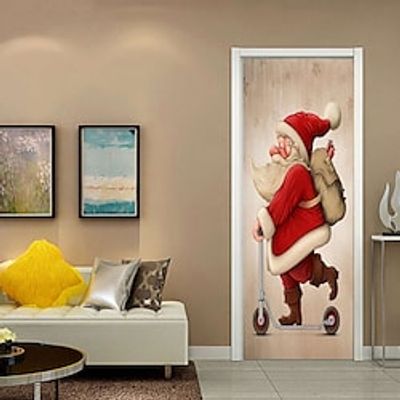 Holiday  Christmas Wall Stickers Bathroom  Kids Room  kindergarten, Removable PVC Home Decoration Wall Decal 1pc Lightinthebox