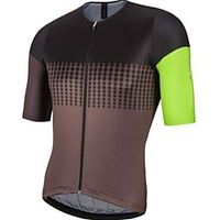 CAWANFLY Men's Short Sleeve Cycling Jersey Summer Brown Bike Tracksuit Jersey Top Road Bike Cycling Quick Dry Sports Clothing Apparel  Micro-elastic Lightinthebox - thumbnail