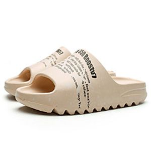 Men's Slippers  Flip-Flops Comfort Shoes Casual Daily EVA(ethylene-vinyl acetate copolymer) PU Non-slipping Beige Fall Lightinthebox