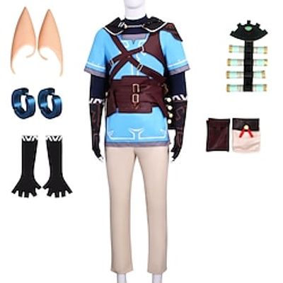Inspired by The Legend of Zelda: Tears of the Kingdom Link Anime Cosplay Costumes Japanese Masquerade Cosplay Suits More Accessories Costume For Men's Women's Lightinthebox