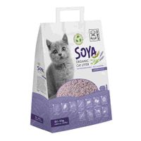 M-PETS Soya Organic Cat Litter Lavender Scented 10L - 100% Biodegradable (Pack of 2)