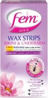 Fem Wax Strips for Bikini And Underarm 20 Strips