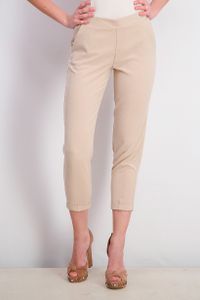 Womens Pull On Pants  Beige