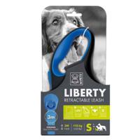 M-PETS Liberty Dog Retractable Leash Blue Small (Pack of 2)