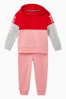 Colour Block Cotton Hoodie Set - thumbnail