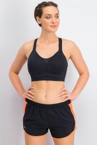 Womens Breathelux High Padded Sport Bra  Black