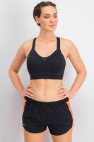 Womens Breathelux High Padded Sport Bra  Black - thumbnail