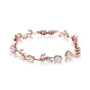 colorful zircon branch bracelet manufacturers wholesale copper material bracelet jewelry Lightinthebox