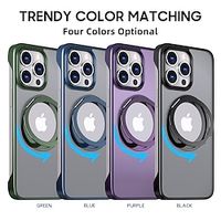 Phone Case For iPhone 15 Pro Max Plus iPhone 14 Pro Max Plus iPhone 13 Pro Max iPhone 12 Pro Max Back Cover Magnetic Adsorption With Magsafe with Stand Holder Support Wireless Charging Shockproof miniinthebox - thumbnail