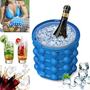 Silicone Ice Cube Maker Ice Cube Mold Tray Portable Bucket Wine Beer Cabinet Kitchen Tools Drinking Whiskey Freeze Cooler Lightinthebox