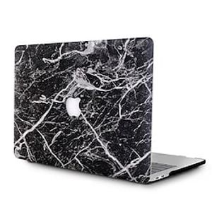MacBook Case Compatible with Macbook Air Pro 13.3 14 16 inch Hard Genuine Leather Plastic Marble miniinthebox