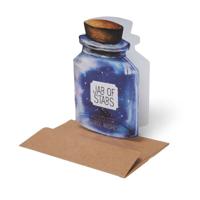 Legami Greeting Card - Large - Jar Of Stars - Stars (11.5 x 17 cm)