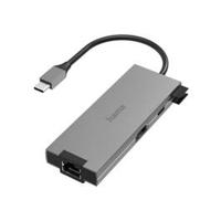 Hama USB-C Hub, Multiport, 5 Ports, 2 x USB-A, USB-C, HDMI, LAN/Ethernet