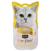 Kit Cat Puree Chicken & Fiber (Hairball) 15g