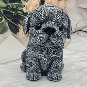 Dog Statue Garden Decor, Dachshund Statue Garden Decor Resin Crafts Dog Memorial Dog Figurines, Dog Statues for The Home, Patio, Lawn, Outdoors miniinthebox