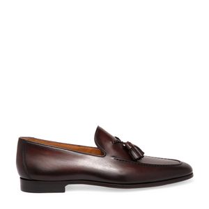 Leather tassel loafers