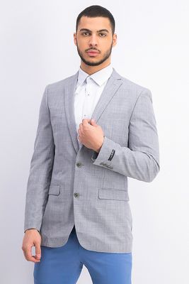 Mens Slim Fit Jacket Light Gray Mens Slim Fit Jacket Light Gray