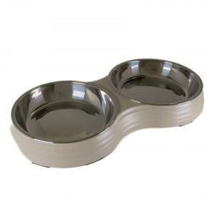 Pawsitiv Matte Ripple Dinner Set Bowls Small - Beige