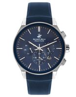 Beverly Hills Polo Club Men's JP2500Y Movement Watch, Multi Function Display and Silicone Strap - BP3224X.399, Blue Beverly Hills Polo Club Men's JP2500Y Movement Watch, Multi Function Display and Silicone Strap - BP3224X.399, Blue