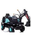 Megastar 12V Volvo Excavator Kids Ride on Car with Electronic Digging Arm BLUE