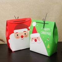 Christmas Gift Box Cute Santa Decoration Candy Storage Box